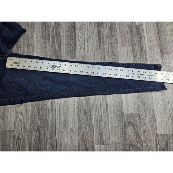 (3/$35) LOFT Jeans Womens 2 / 26 Blue Skinny Stretch Denim High Rise Skinny - Picture 9 of 11